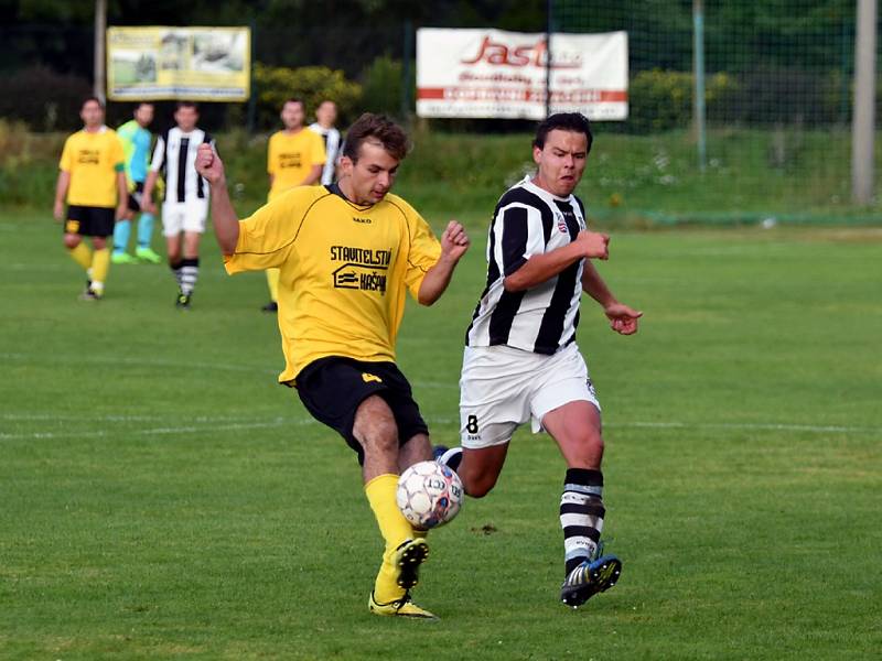 Krajská fotbalová I. B třída: TJ Velešov Doudleby nad Orlicí - SK Albrechtice nad Orlicí.