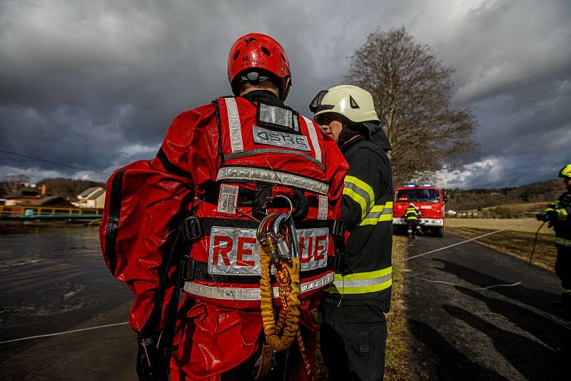 Hasiče zaměstnalo během vichřice na 400 událostí po celém kraji