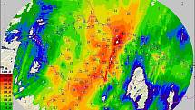 Úhrn srážek za 24 hodin od 5.9. 8 hod. do 6.9. 8 hod.
