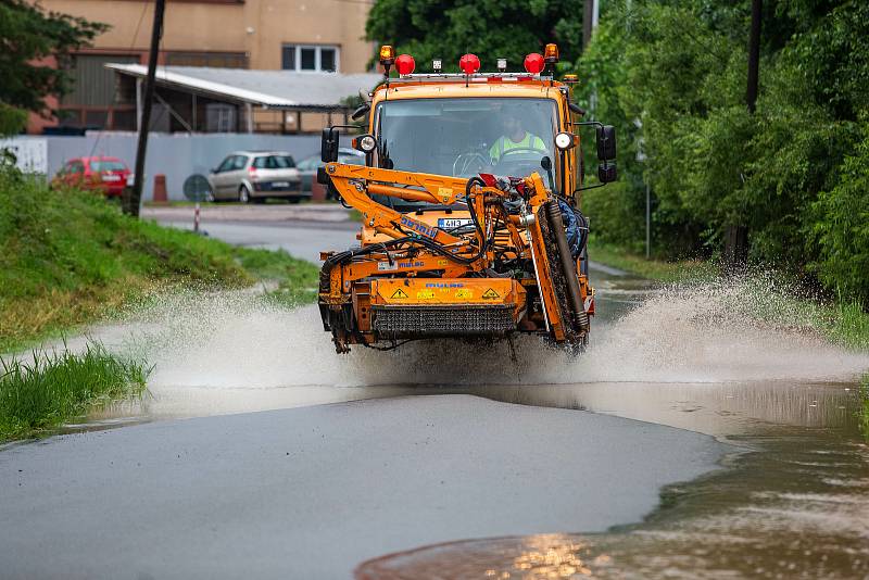 Silné deště na Rychnovsku.