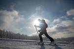 Skialpinisté v Krkonoších a Orlických horách.