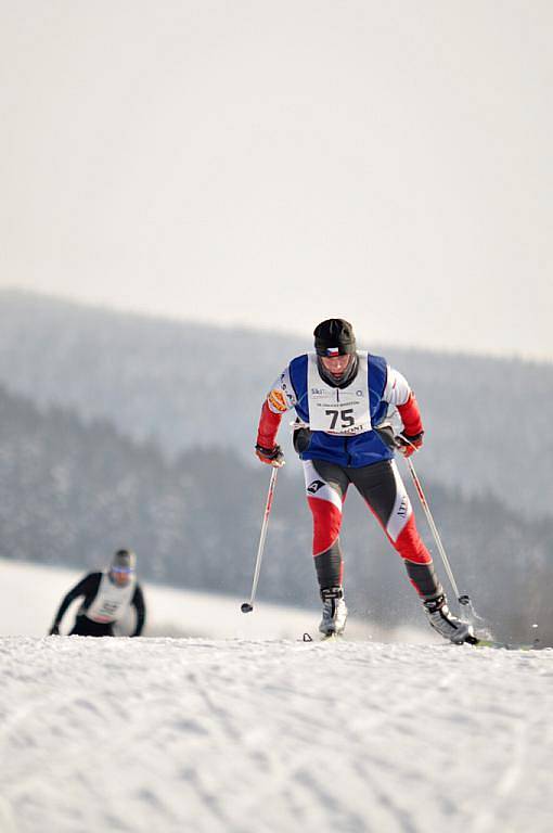 Závody pořádané Ski Skuhrov nad Bělou se konaly v mrazivém, ale slunečném počasí