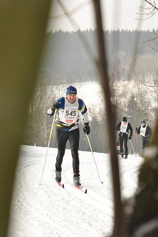 Závody pořádané Ski Skuhrov nad Bělou se konaly v mrazivém, ale slunečném počasí