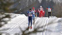 Závody pořádané Ski Skuhrov nad Bělou se konaly v mrazivém, ale slunečném počasí