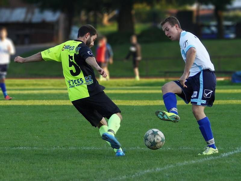 Krajský přebor ve fotbale: MFK Nové Město nad Metují - FC Spartak Rychnov nad Kněžnou.