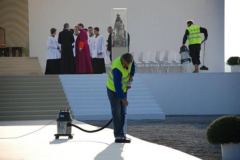 Papež Benedikt  XVI. v Brně.