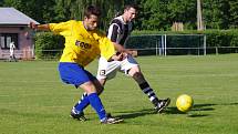  Fotbalisté Českého Meziříčí završili úspěšné tažení do I. A třídy ziskem tří bodů v Doudlebách nad Orlicí.