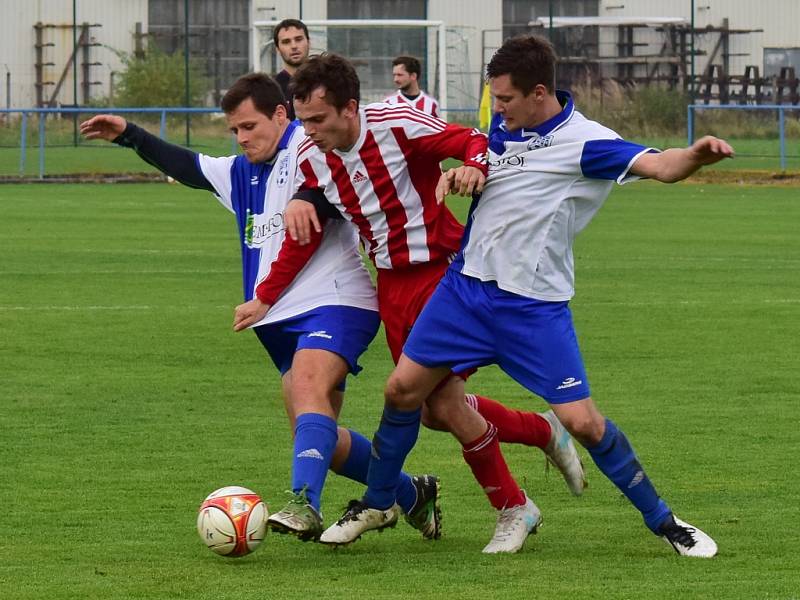 Krajská fotbalová I. B třída: České Meziříčí - Solnice.