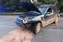 Dopravní nehoda tří vozidel v Častolovicích.