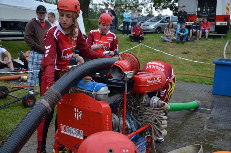  Svitavská liga v požárním útoku v Hartmanicích.