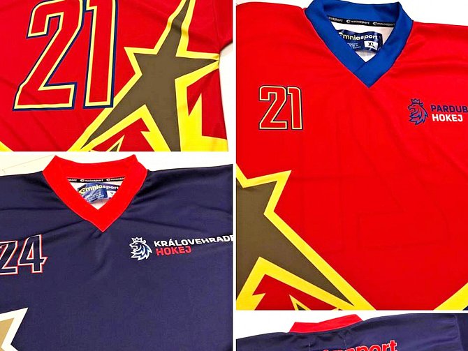 Červení proti modrým. Pro All Star Game v Litomyšli jsou na dnešní večer nachystány barevně zajímavé sady dresů.