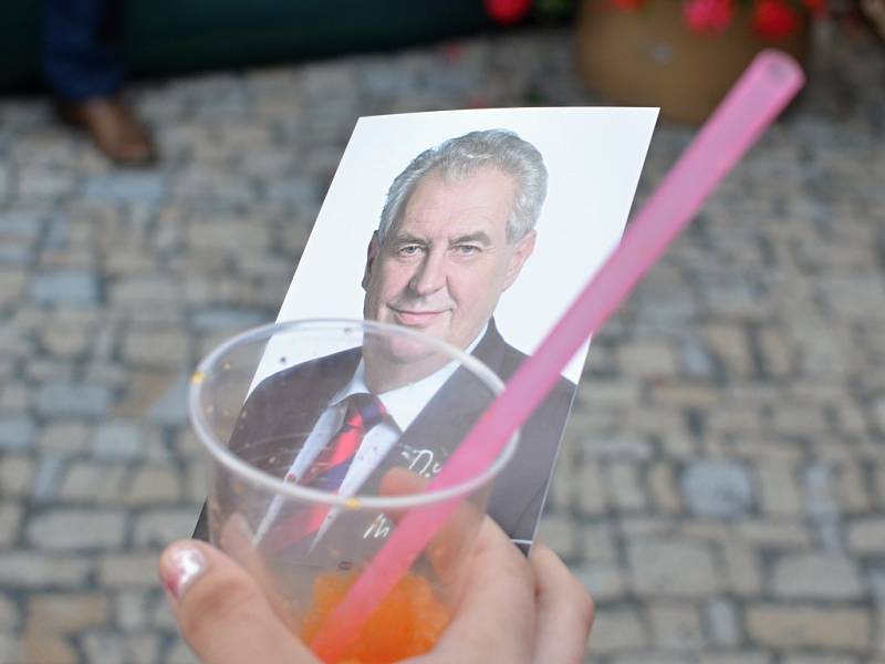 Prezident Miloš Zeman v Poličce