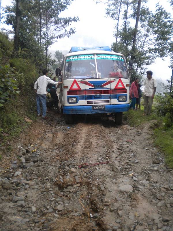 Komplikace na cestě do Kathmandu.