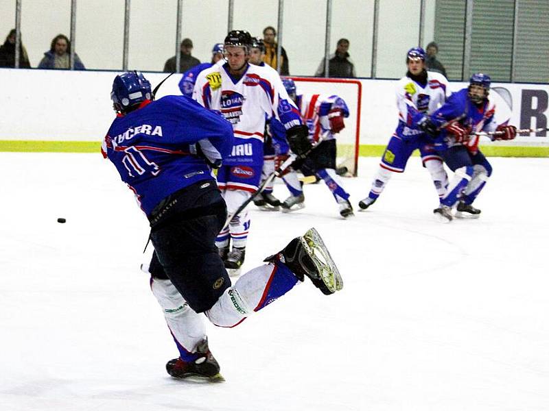 V hokejovém derby porazila Litomyšl Moravskou Třebovou.
