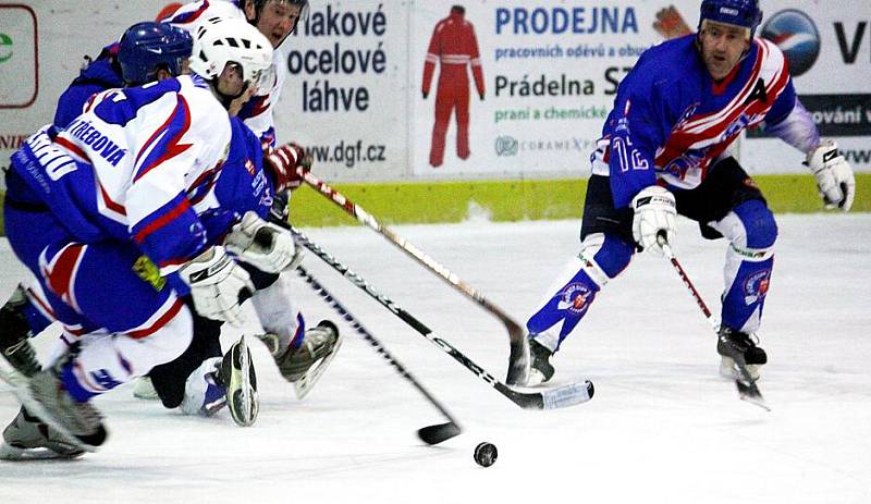 V hokejovém derby porazila Litomyšl Moravskou Třebovou.