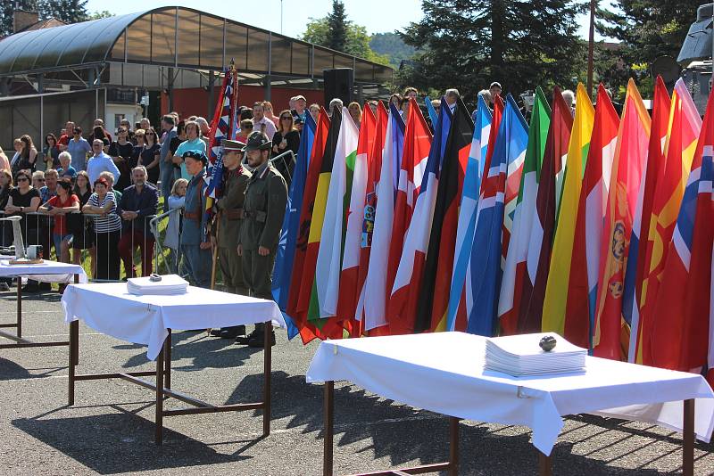 Slavnostní vyřazení absolventů vojenské školy v Moravské Třebové. Foto: Pavlína Horáčková