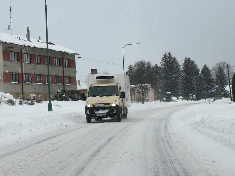 Sněhová středa na Svitavsku. Jedlová.