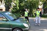 Školáci měřili v Moravské Třebové rychlost s městskou policií.