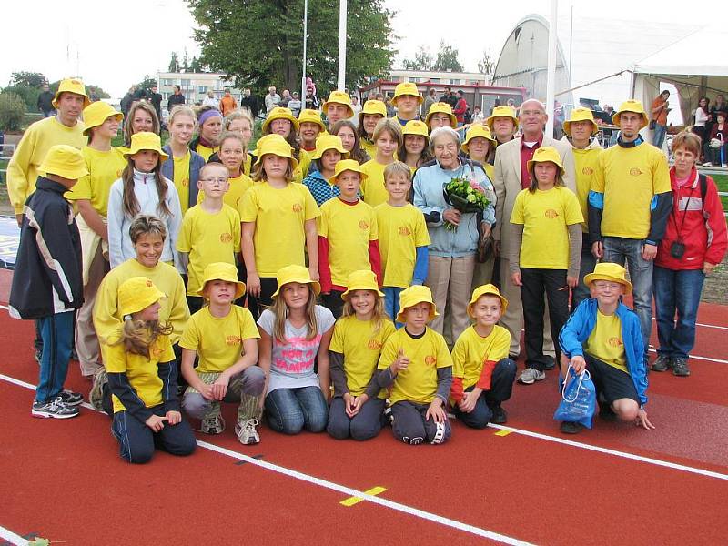 Slavnostní otevření sportovního parku Svitavský stadion.