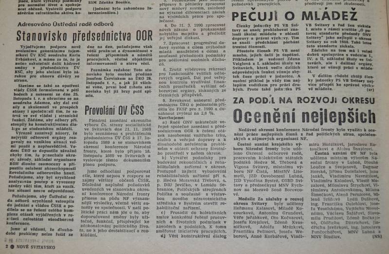 Z Nového Svitavska 6.12.1989.