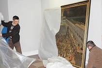 Obrazy z poličské galerie Hohenemsů viděli návštěvníci Dómského muzea v Salcburku.