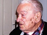 Jaromír Svojanovský, nejstarší občan Březové nad Svitavou.