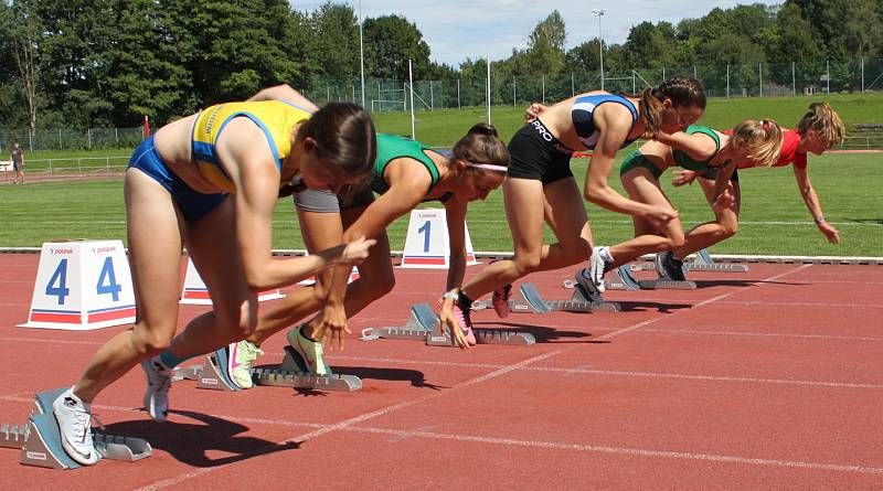 Letní atletika v Litomyšli.