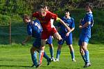 Sousedské derby krajské I. A třídy fotbalistů skončilo hodně nečekaně. Vyhráli v něm díky rychlému gólu Morašičtí a výrazně tím posílili naději na záchranu.