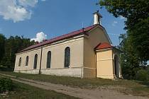 Evangelický kostel v Moravské Chrastové.