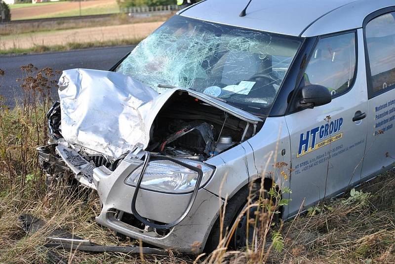 Smrtelná nehoda na silnici I/43 u Opatova.