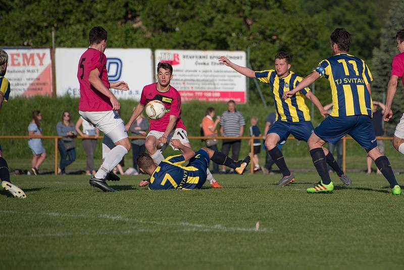 Svitavští fotbalisté uspěli na českotřebovském trávníku.