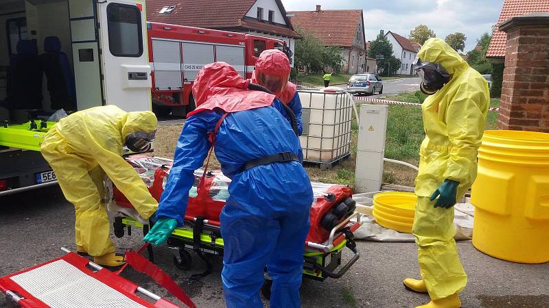 Cvičení Biohazard v Morašicích..