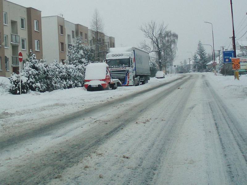 Zima ve Svitavách.