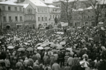 Litomyšlská manifestace konaná 27. listopadu 1989.