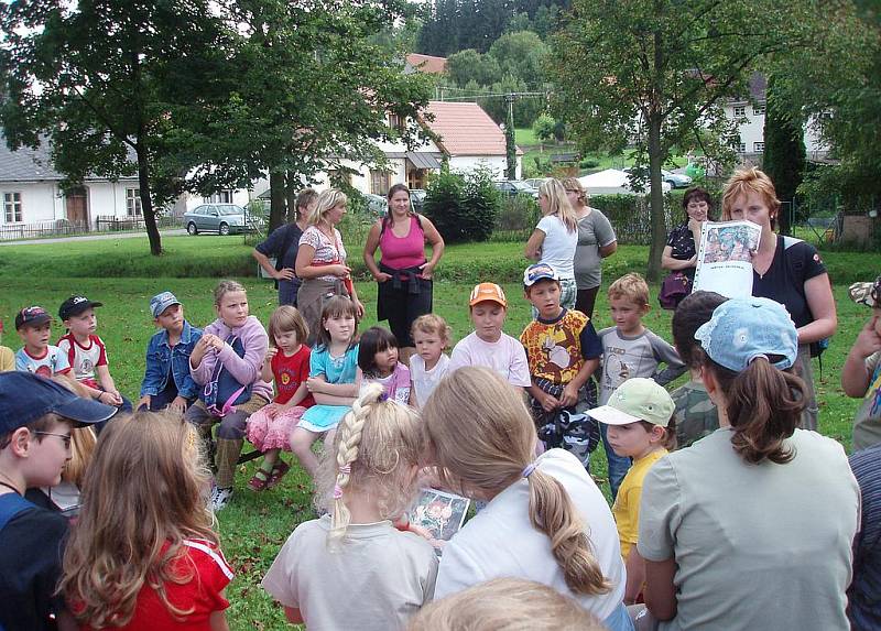 Hledání pokladu v Bělé nad Svitavou.