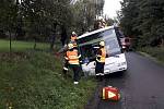 V Rychnově na Moravě havaroval linkový autobus plný lidí.