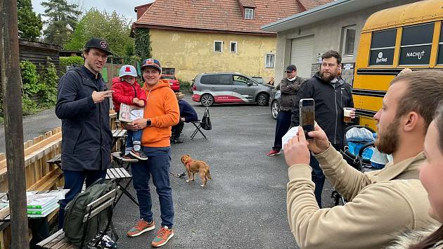 Herec Lukáš Hejlík pokřtil v Litomyšli svoji novou knihu.