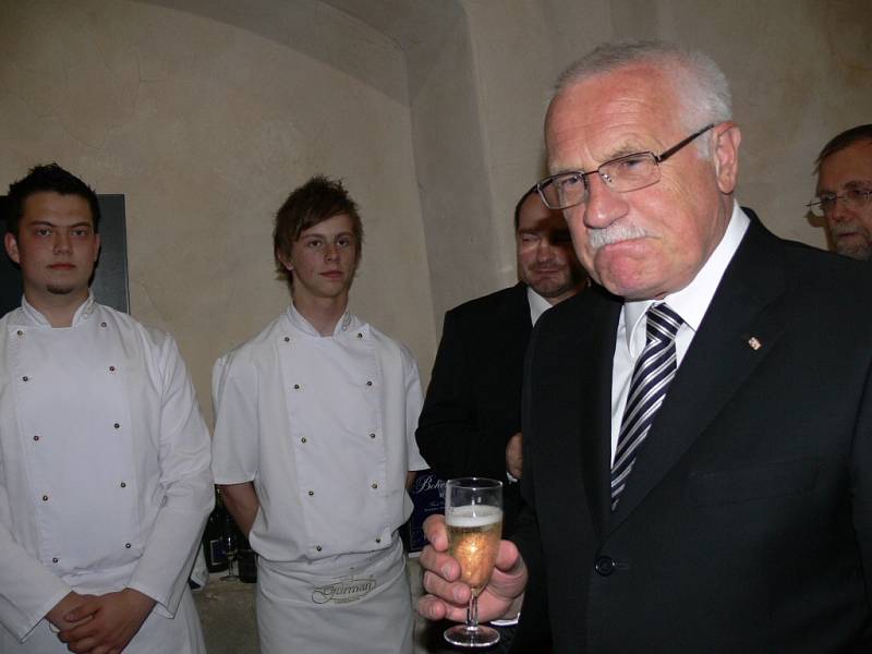 Prezident Václav Klaus zahájil 51. ročník Smetanovy Litomyšle.