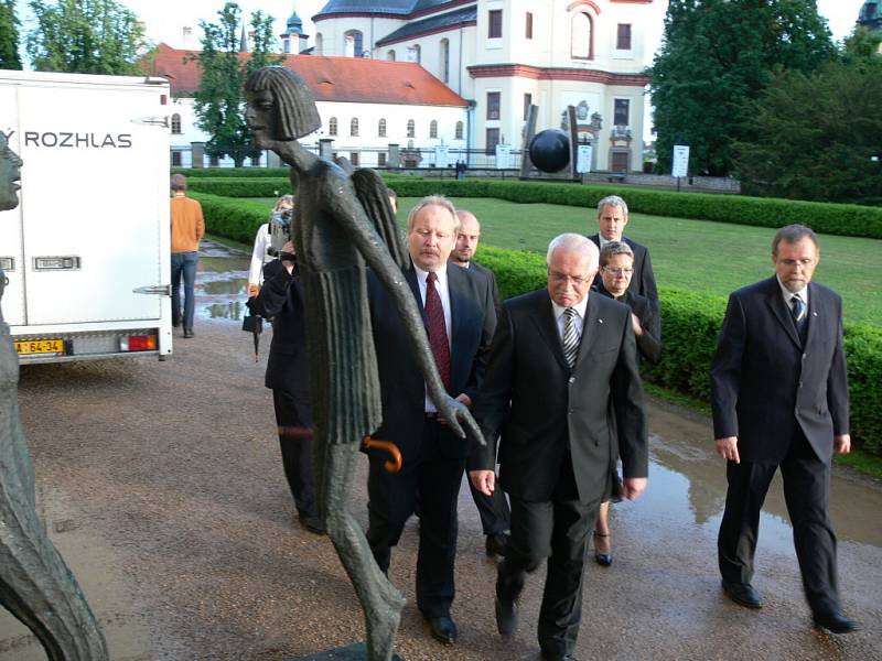 Prezident Václav Klaus zahájil 51. ročník Smetanovy Litomyšle.