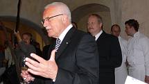 Prezident Václav Klaus zahájil 51. ročník Smetanovy Litomyšle.