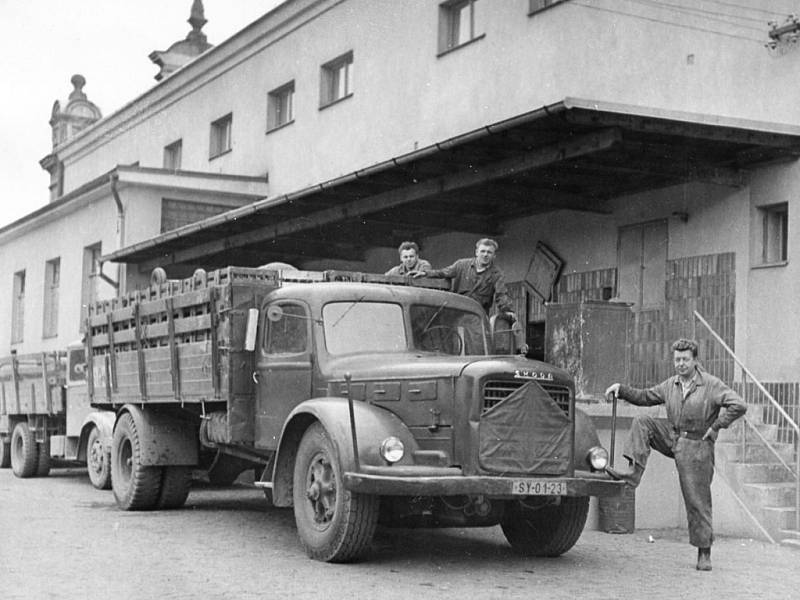 Svitavský pivovar v roce 1960.