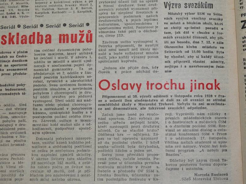 Z Nového Svitavska 6.12.1989.