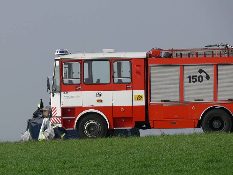 Nehoda na I/35 v pátek 17. dubna.