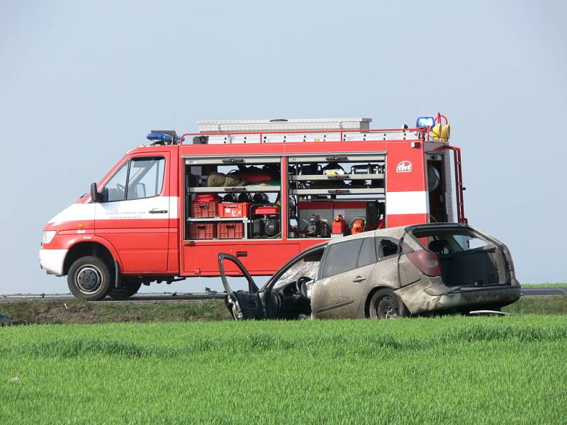 Nehoda na I/35 v pátek 17. dubna.