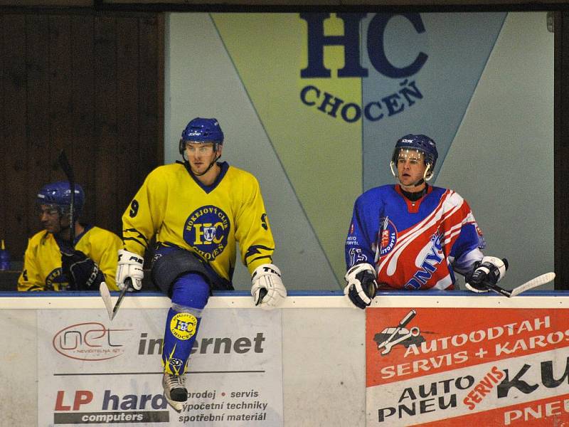 Hokejisté Litomyšle nestačili na soupeře z Chocně.