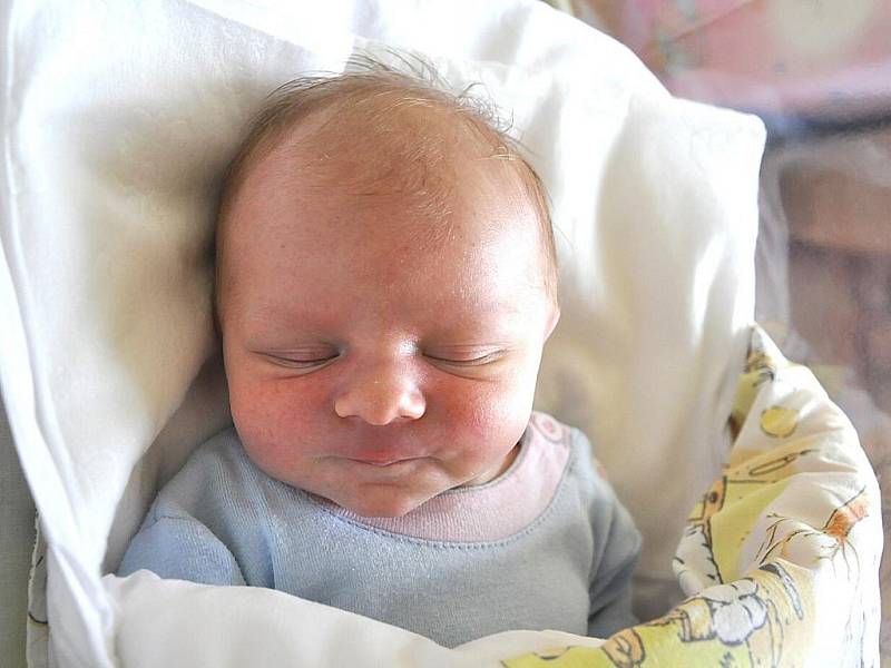 JIŘÍ DVORSKÝ. Chlapeček se narodil v Litomyšli 11. ledna ve 23.12 hodin. Vážil 3,3 kilogramu a měřil půl metru. Tatínek Jiří si na první pláč prvorozeného syna počkal přímo na porodním sále. S manželkou Pavlou si synka odvezou do Poličky.