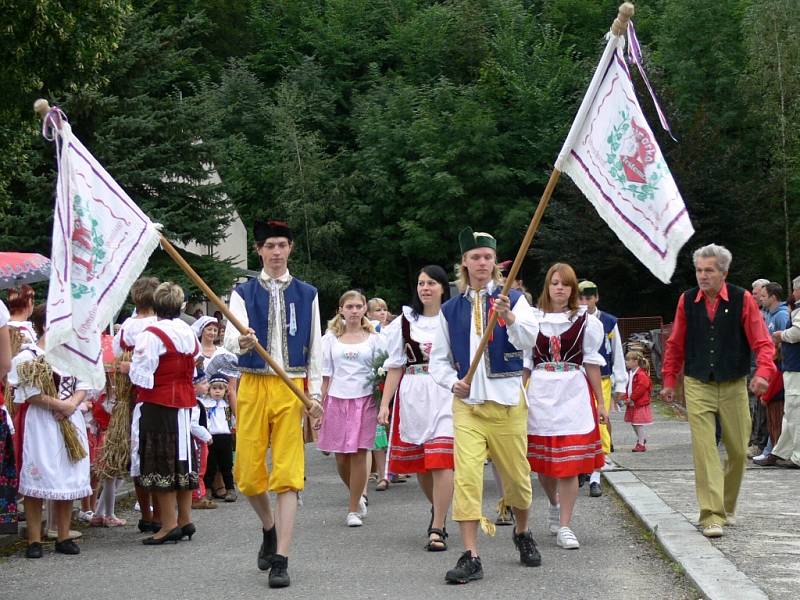 Dožínky v Trstěnici. 