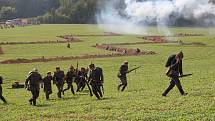 Historická bitva v Mladějově na Moravě připomněla období první světové války. Na bitevním poli se utkali vojáci ruské a rakouské armády.