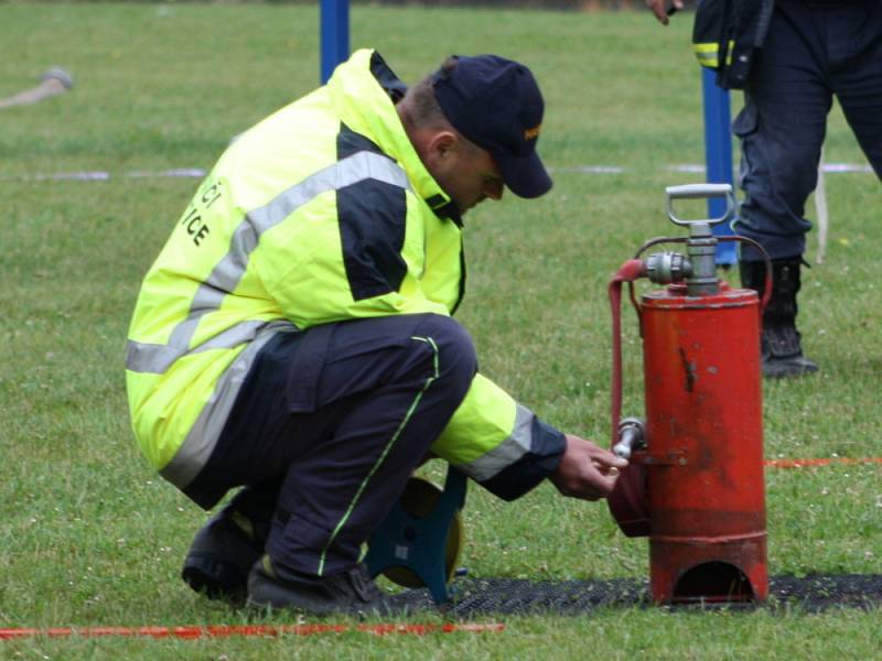 Krajské  kolo soutěže mladých hasičů se konalo  v sobotu ve sportovním areálu ve Vítějevsi. 