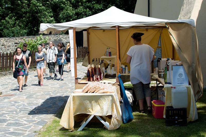 Královské slavnosti na hradě Svojanov.